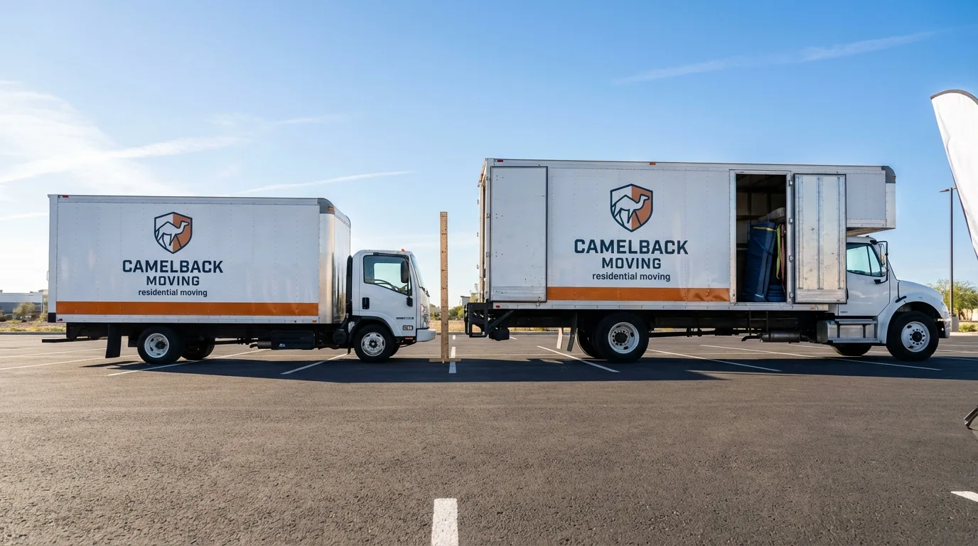 Moving truck size capacity guide in Shadyside